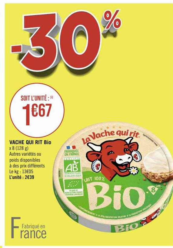 vache qui rit bio