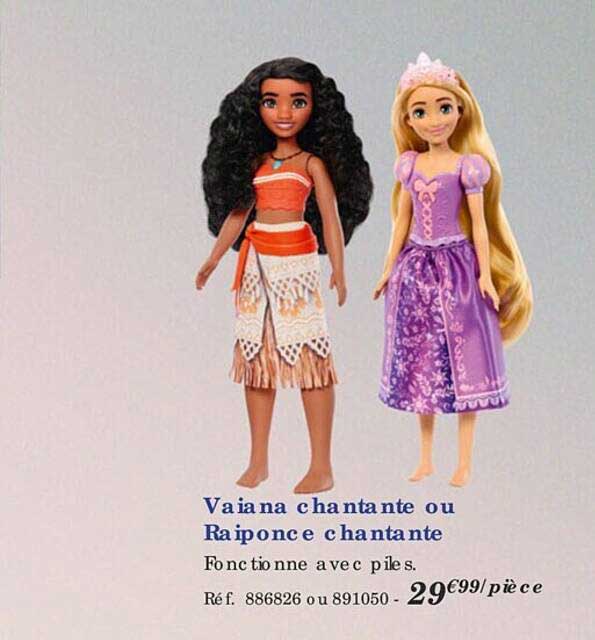 vaiana chantante ou raiponce chantante