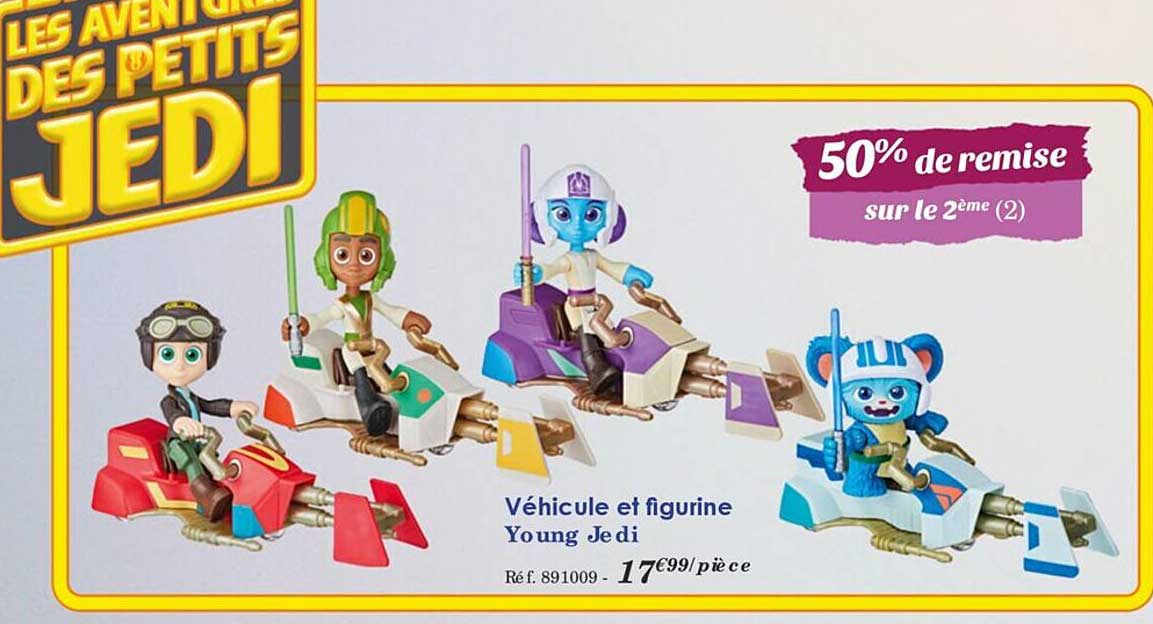 véhicule et figurine young jedi