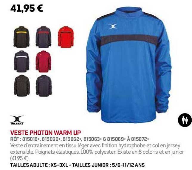 veste photon warm up gilbert