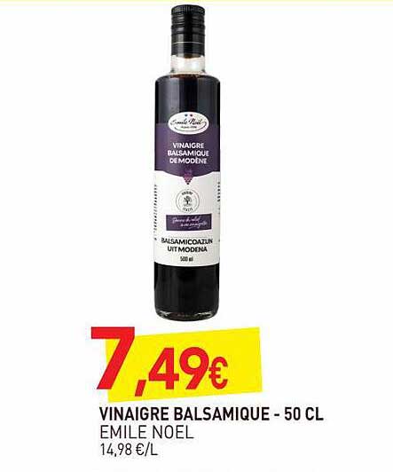 Vinaigre Balsamique émile Noël - 50 Cl