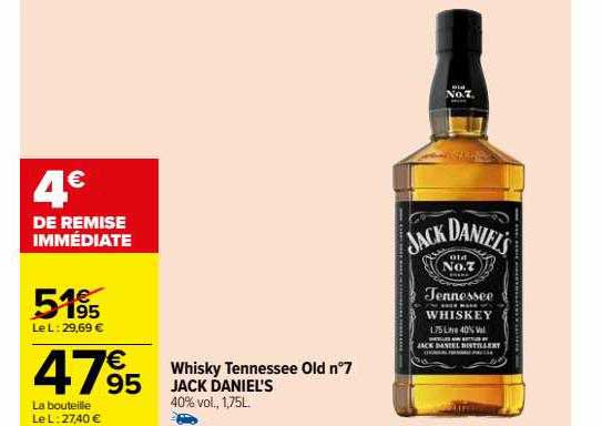 whisky tennesse old n°7 jack daniel's