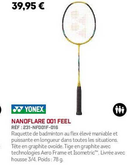 yonex nanoflare 001 feel