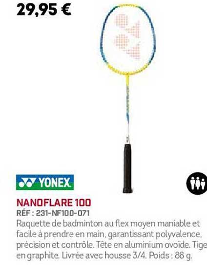 yonex nanoflare 100