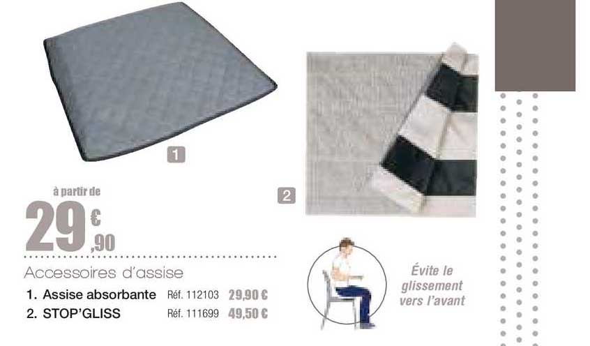 accessoires d'assise