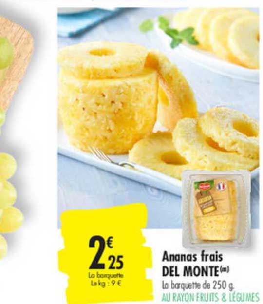 ananas frais del monte
