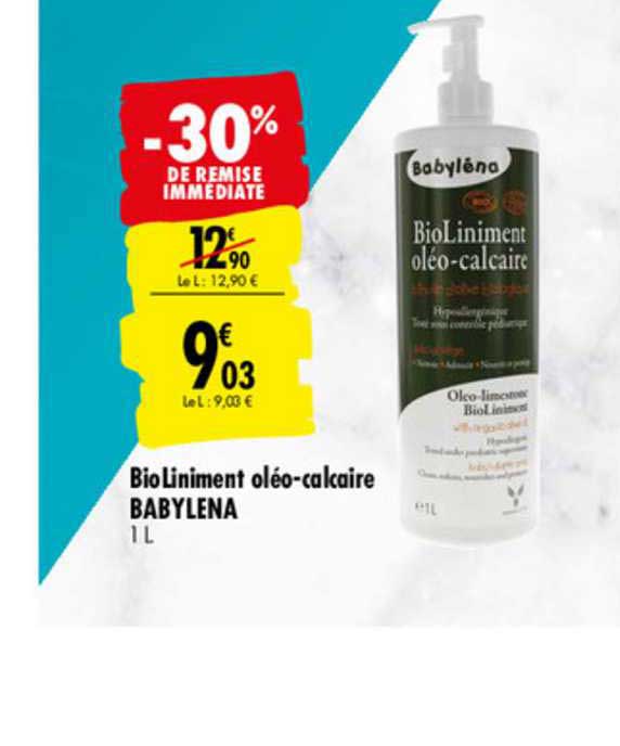 Bio Liniment Oléo Calcaire Babylena -30% De Remise Immédiate