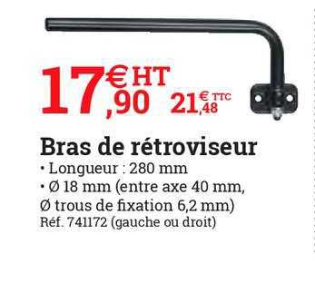 bras de rétroviseur