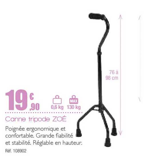 canne tripode zoé