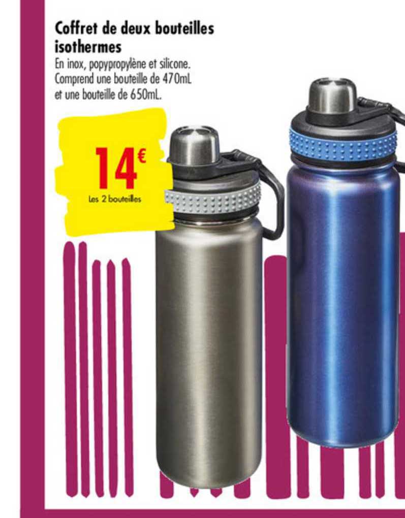 Coffret De Deux Bouteilles Isothermes