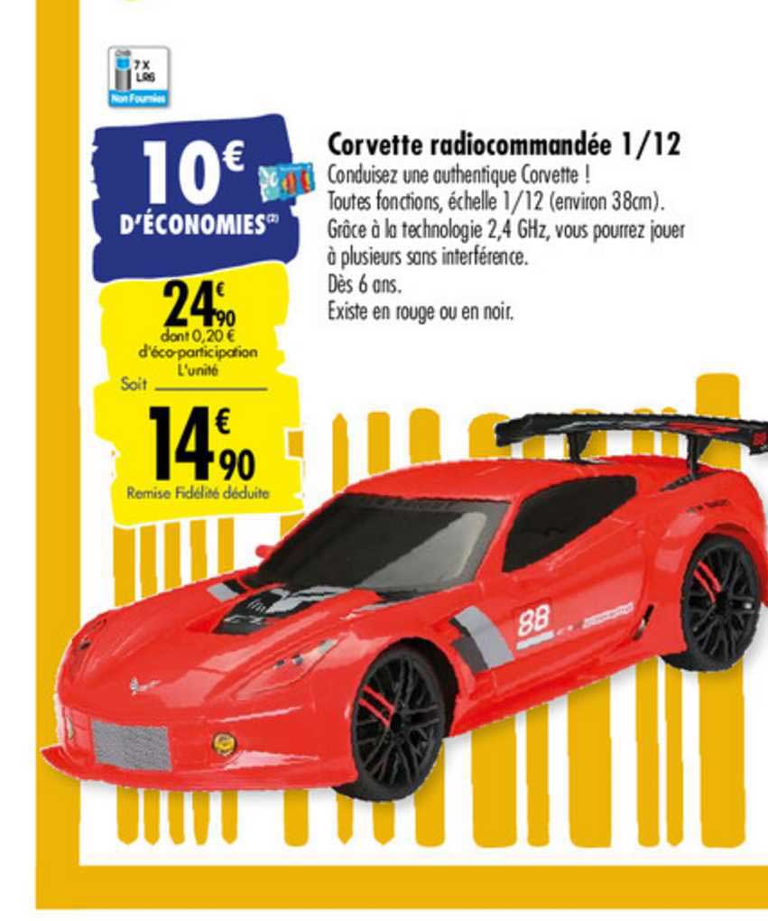 corvette radiocommandée 1 12