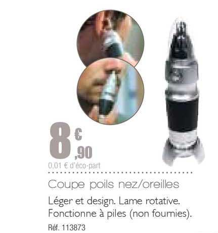 Coupe Poils Nez Oreilles