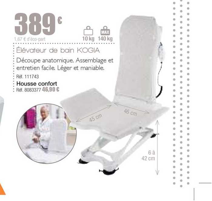 élévateur de bain kogia