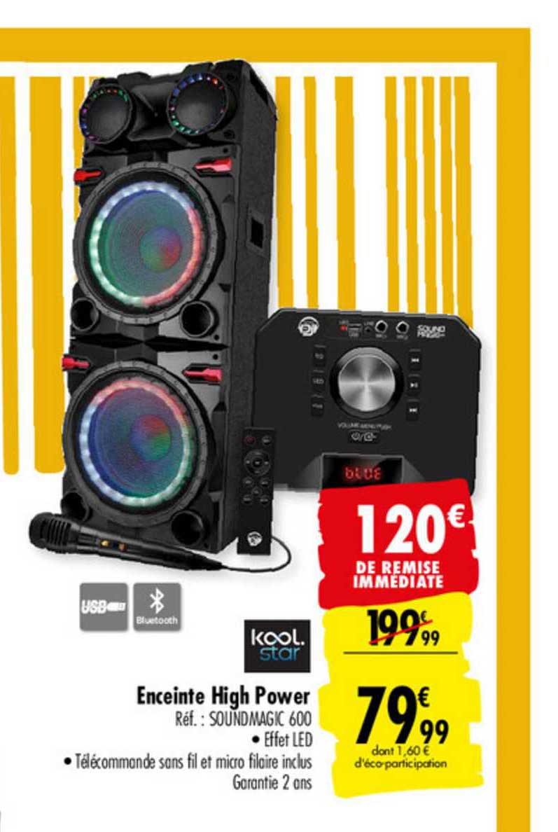 enceinte high power koolstar