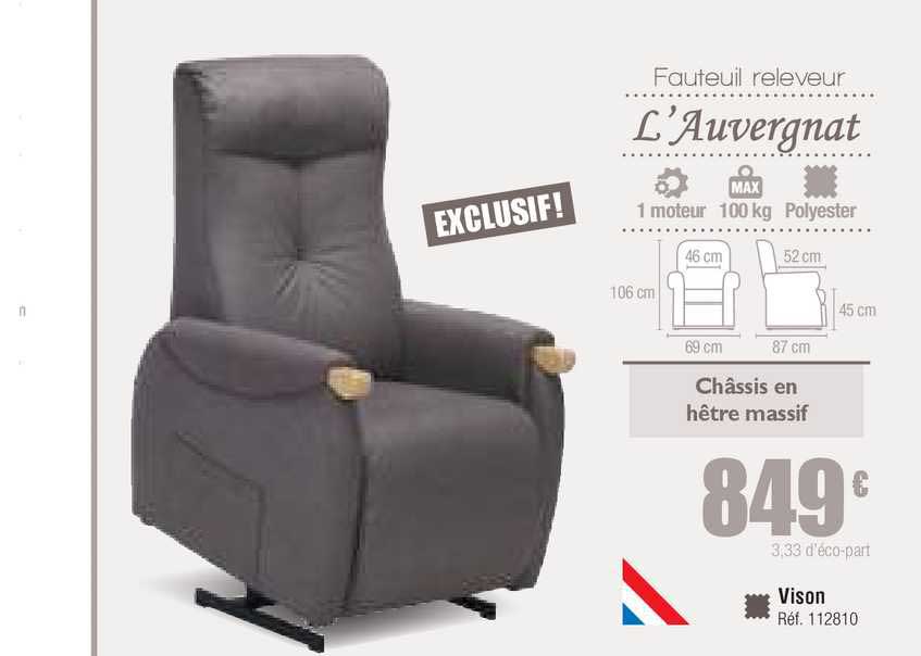 fauteuil releveur l'auvergnat