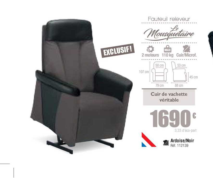 fauteuil releveur le mousquetaire