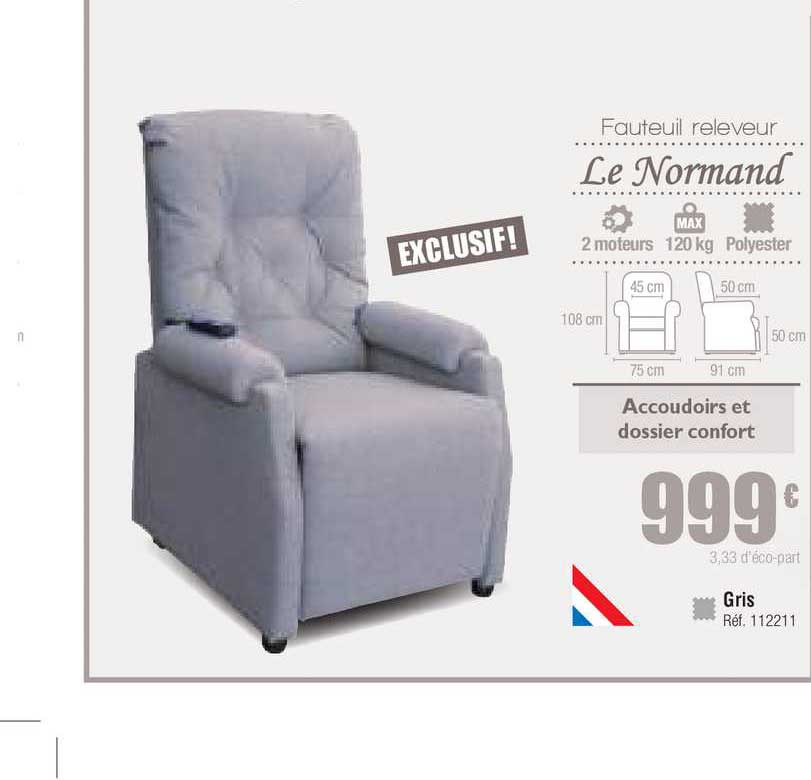 fauteuil releveur le normand