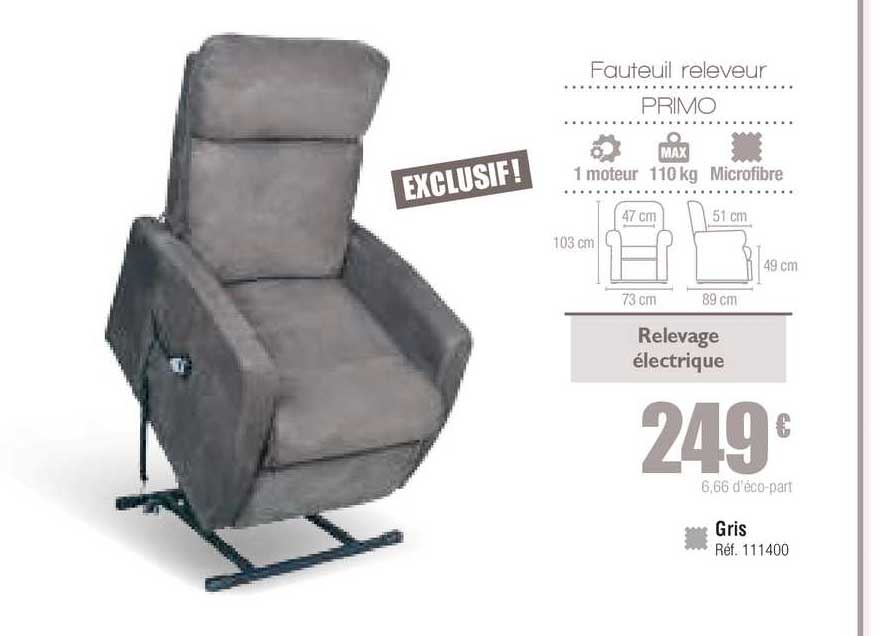 fauteuil releveur primo