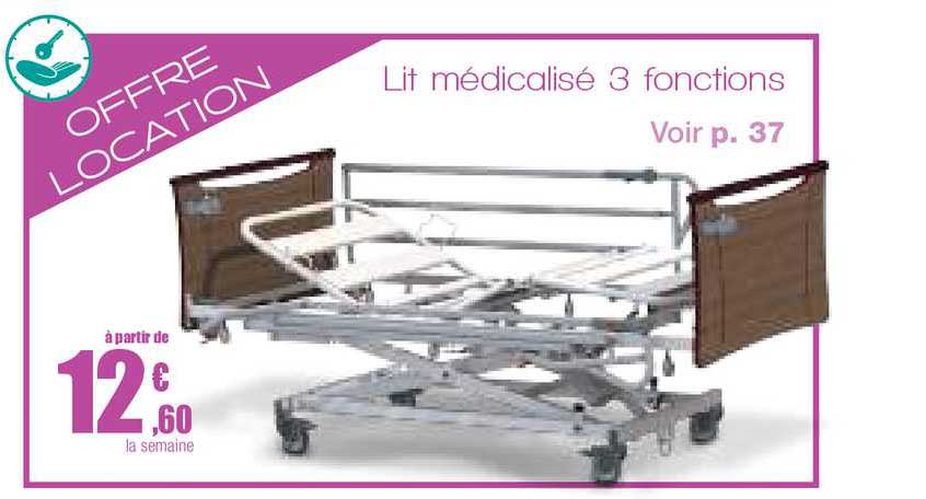 lit médicalisé 3 fonctions