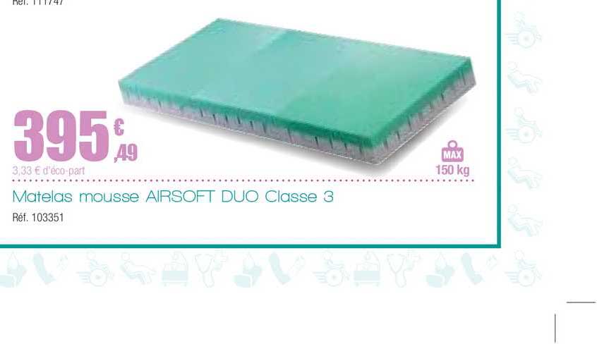 Matelas Mousse Airsoft Duo Classe 3