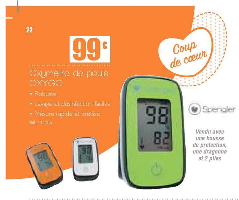 oxymètre de pouls oxygo