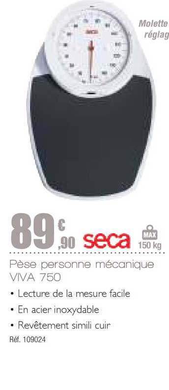 pèse personne mécanique viva 750 seca