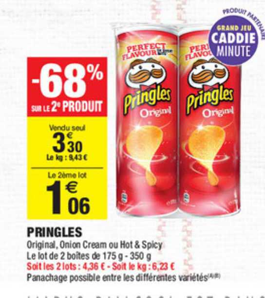 Pringles -68% Sur Le 2e Produit