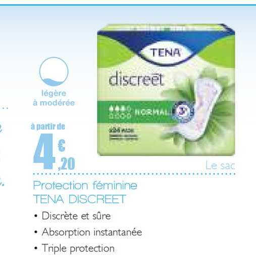 protection féminine tena discreet