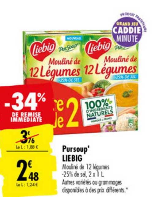 Pursoup' Liebig -34% De Remise Immédiate