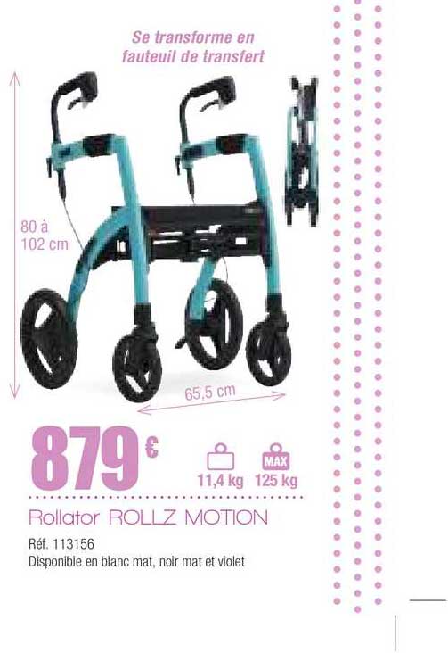 rollator rollz motion