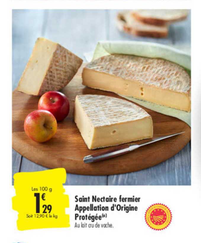 saint nectaire fermier appellation d'origine protégée