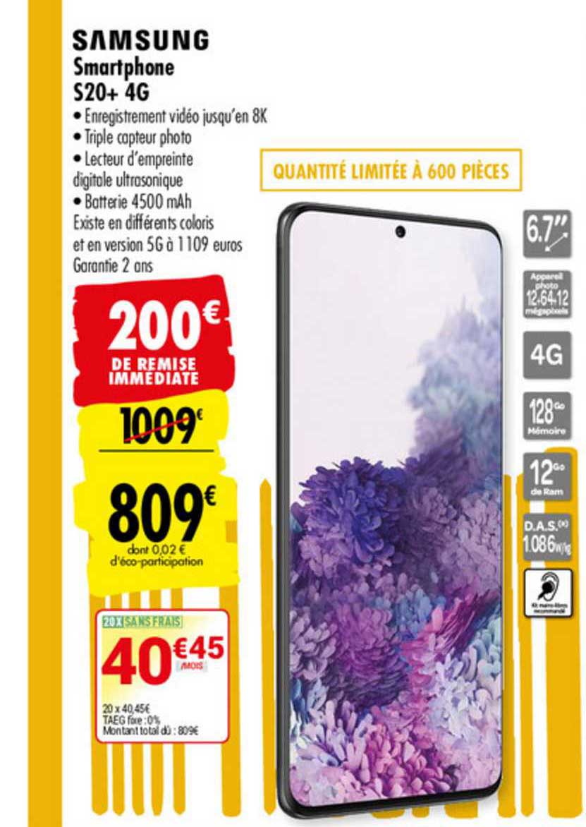 samsung smartphone s20+ 4g