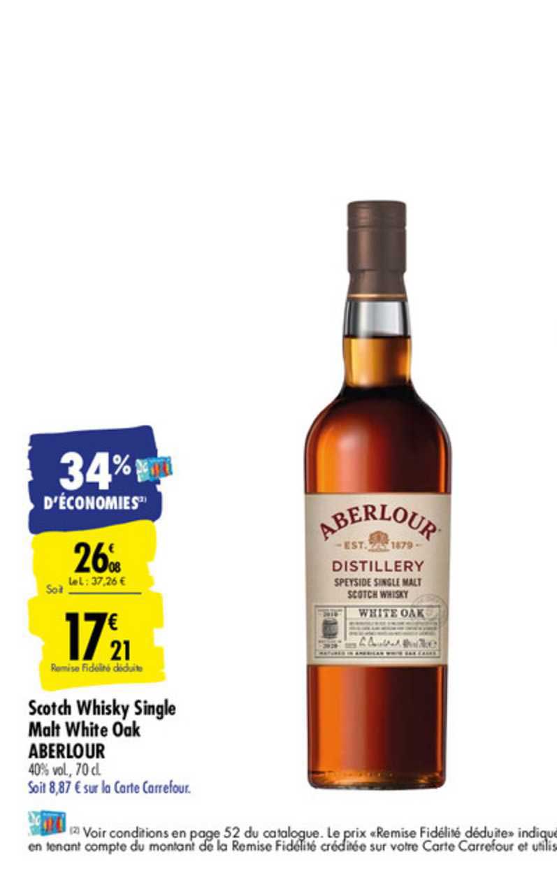 scotch whisky single malt white oak aberlour