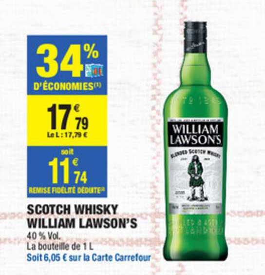scotch whisky william lawson's