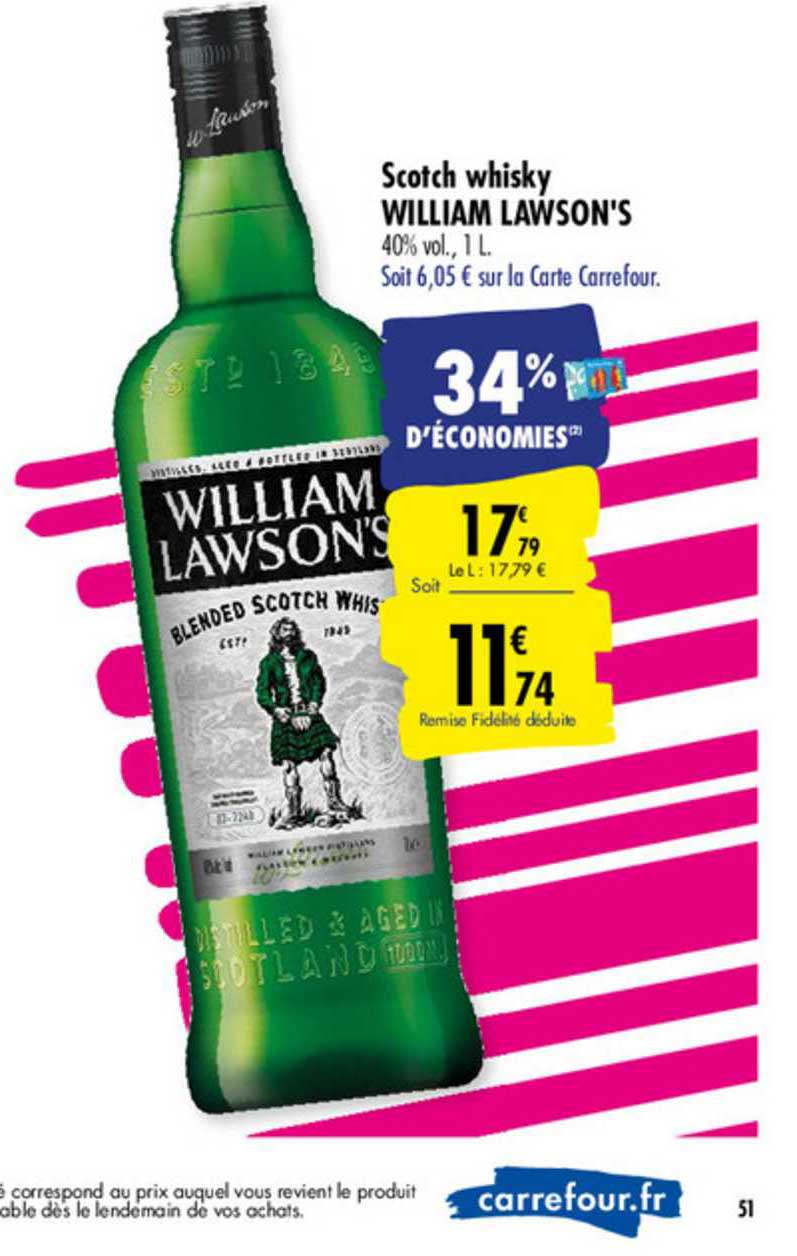 scotch whisky william lawson's