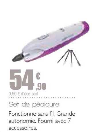 set de pédicure