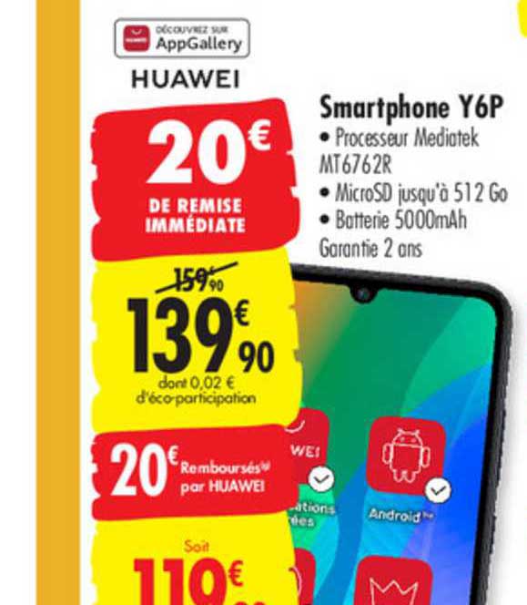 smartphone y6p huawei