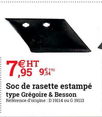 soc de rasette 	estampé type grégoire & besson