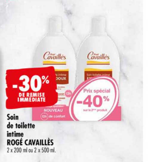soin de toilette intime rogé cavaillés -30% de remise immédiate