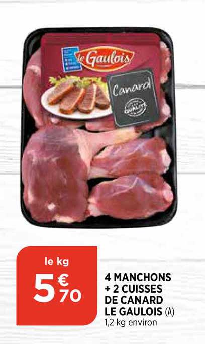 4 Manchons + 2 Cuisses De Canard Le Gaulois