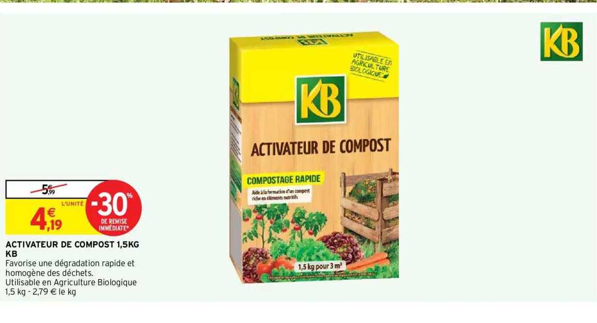 activateur de compost 1,5kg kb