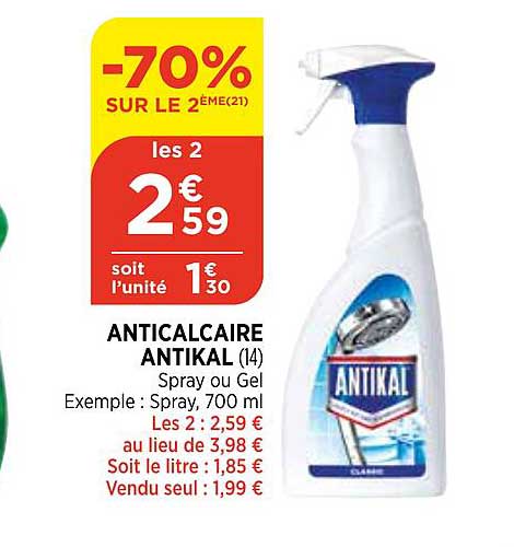 Anticalcaire Antikal