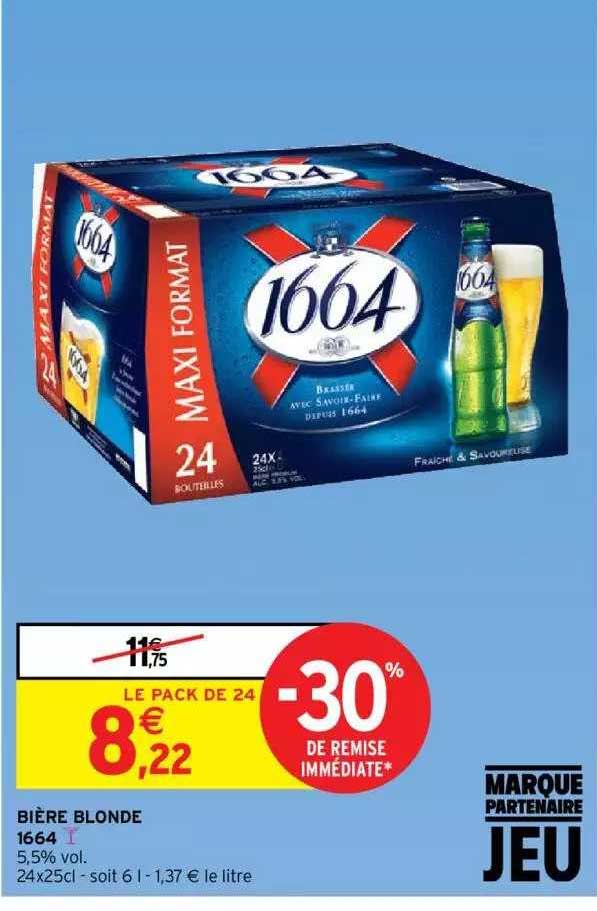 Bière Blonde 1664
