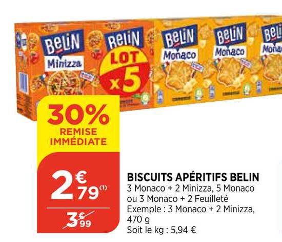 Biscuits Apéritifs Belin
