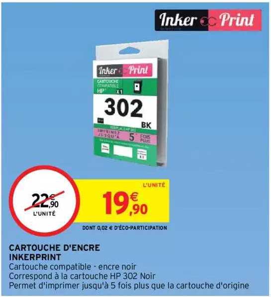cartouche d'encre inkerprint