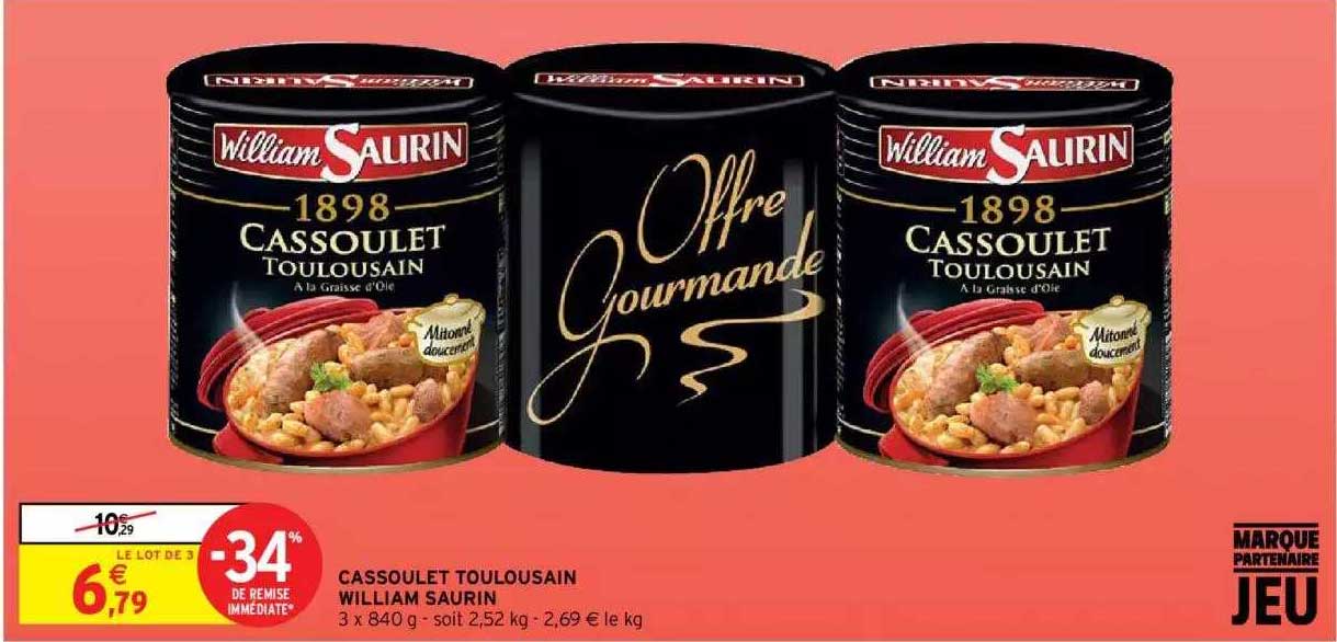 cassoulet toulousain william saurin