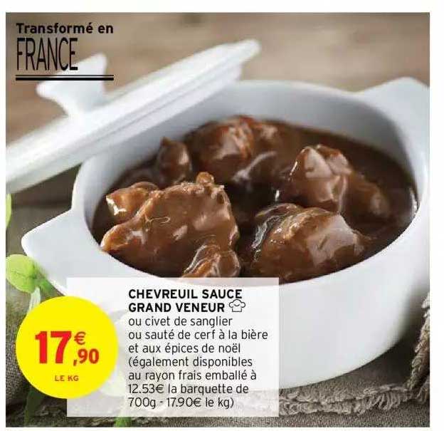 chevreuil sauce grand veneur