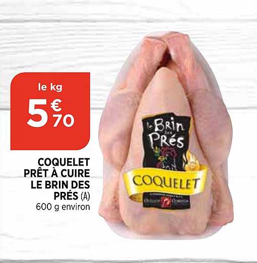 coquelet prêt à cuire le brin des prés