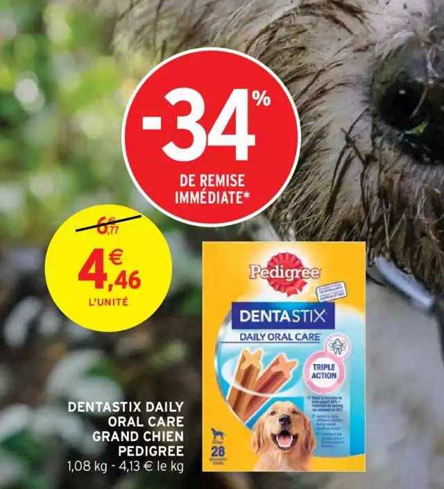 dentastix daily oral care grand chien pedigree