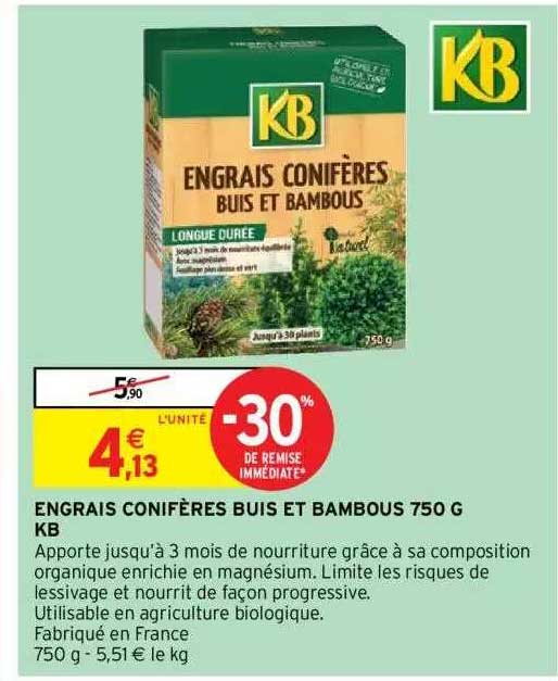 engrais conifères buis et bambous 750 g kb